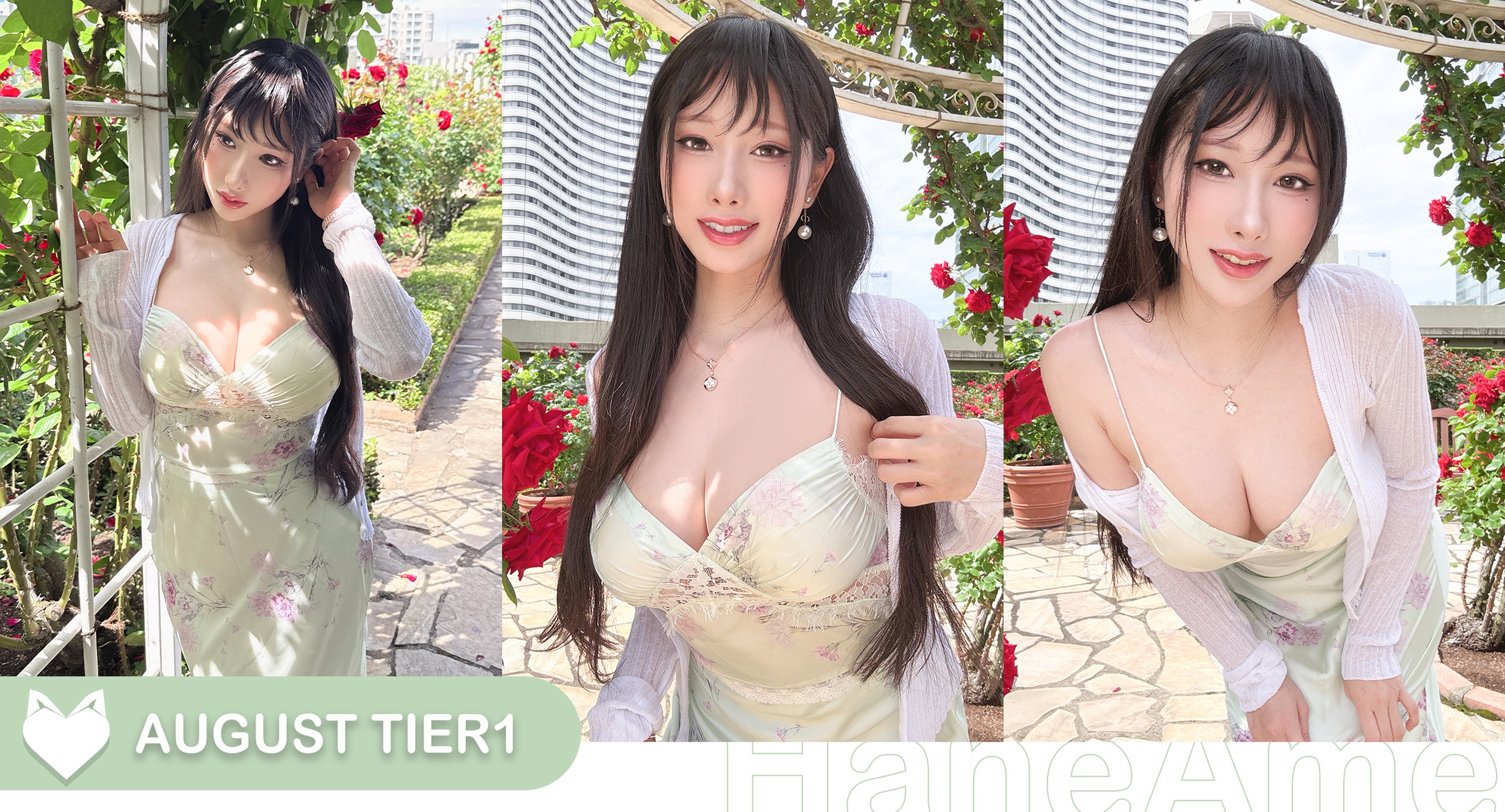 图片[1]-雨波HaneAme – NO.463 25年08月订阅 原创 玫瑰刚好绽放 [33P]-XikXak